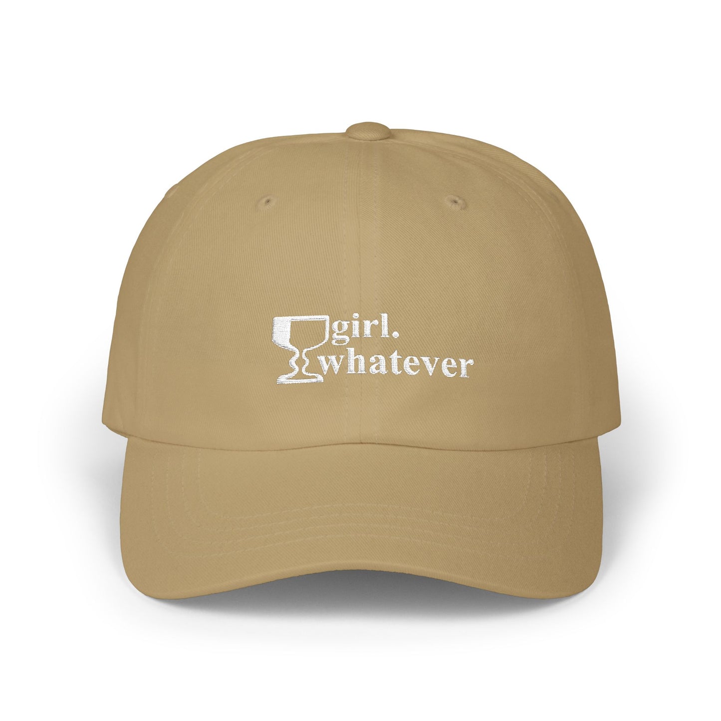 girl. whatever (dad hat)